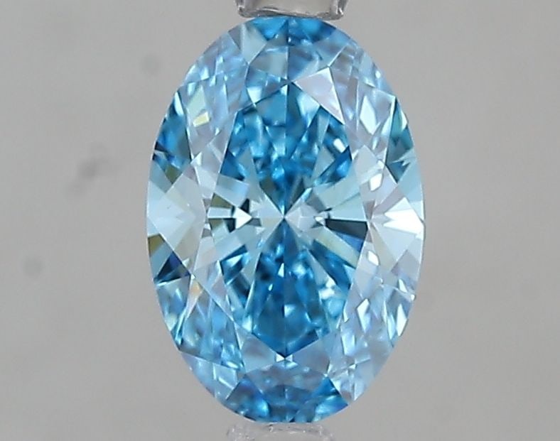 Loose Diamond - OVAL 1.02ct Fancy Vivid Blue VS1: Loose Diamond - OVAL 1.02ct Fancy Vivid Blue VS1 Source: This is a real non-mined Diamond that has been grown in a lab Shape: OVAL Carats: 1.02 Color: Fancy Vivid Blue Certification: IGI Video: