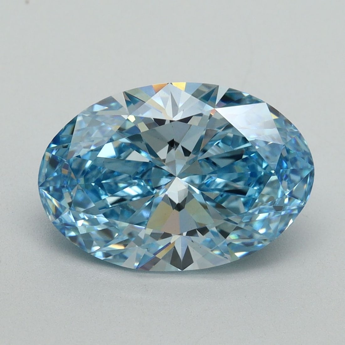 Loose Diamond - OVAL 3.54ct Fancy Vivid Blue VS1: Loose Diamond - OVAL 3.54ct Fancy Vivid Blue VS1 Source: This is a real non-mined Diamond that has been grown in a lab Shape: OVAL Carats: 3.54 Color: Fancy Vivid Blue Certification: IGI Video: