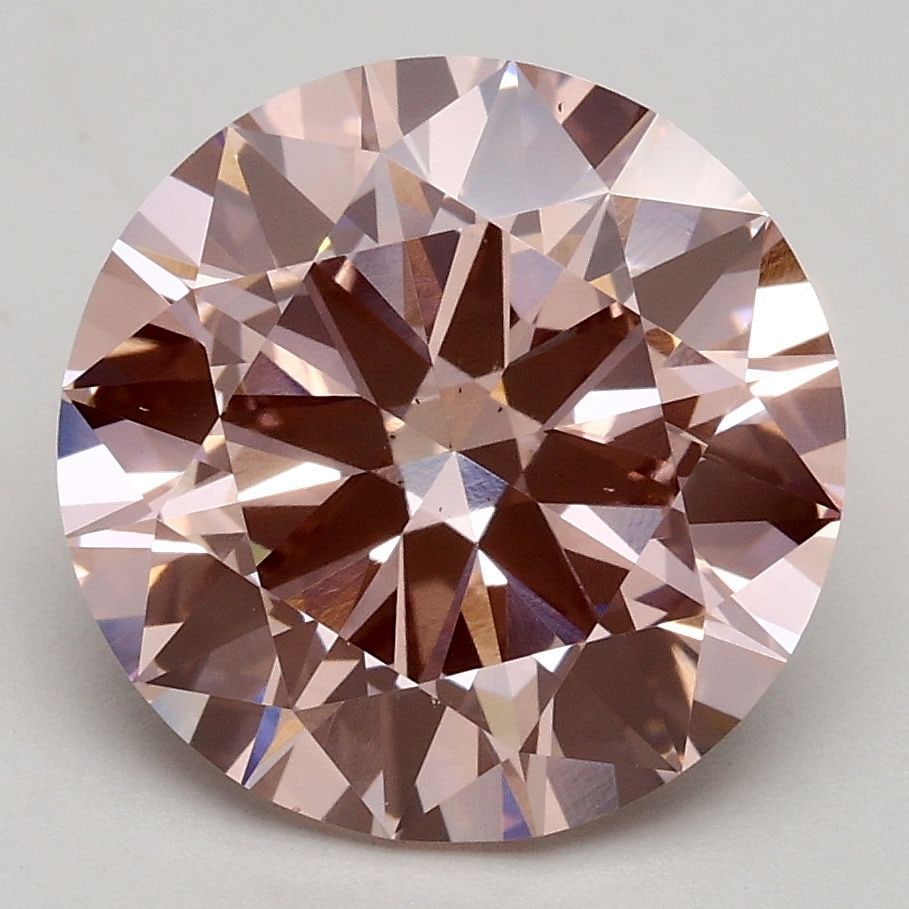 Loose Diamond - ROUND 3.06ct Fancy Intense Pink VS2: Loose Diamond - ROUND 3.06ct Fancy Intense Pink VS2 Source: This is a real non-mined Diamond that has been grown in a lab Shape: ROUND Carats: 3.06 Color: Fancy Intense Pink Certification: IGI Video: