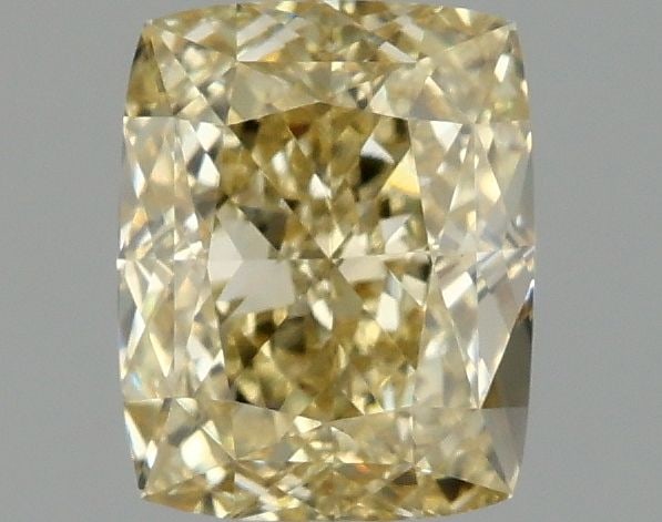 Loose Diamond - CUSHION MODIFIED 1.05ct Fancy Intense Yellow VVS2: Loose Diamond - CUSHION MODIFIED 1.05ct Fancy Intense Yellow VVS2 Source: This is a real non-mined Diamond that has been grown in a lab Shape: CUSHION MODIFIED Carats: 1.05 Color: Fancy Intense Yellow