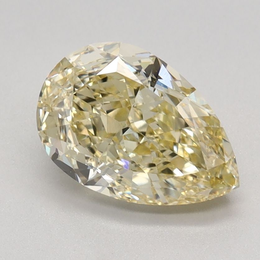 Loose Diamond - PEAR 1.44ct Fancy Intense Yellow VS1: Loose Diamond - PEAR 1.44ct Fancy Intense Yellow VS1 Source: This is a real non-mined Diamond that has been grown in a lab Shape: PEAR Carats: 1.44 Color: Fancy Intense Yellow Certification: IGI Video