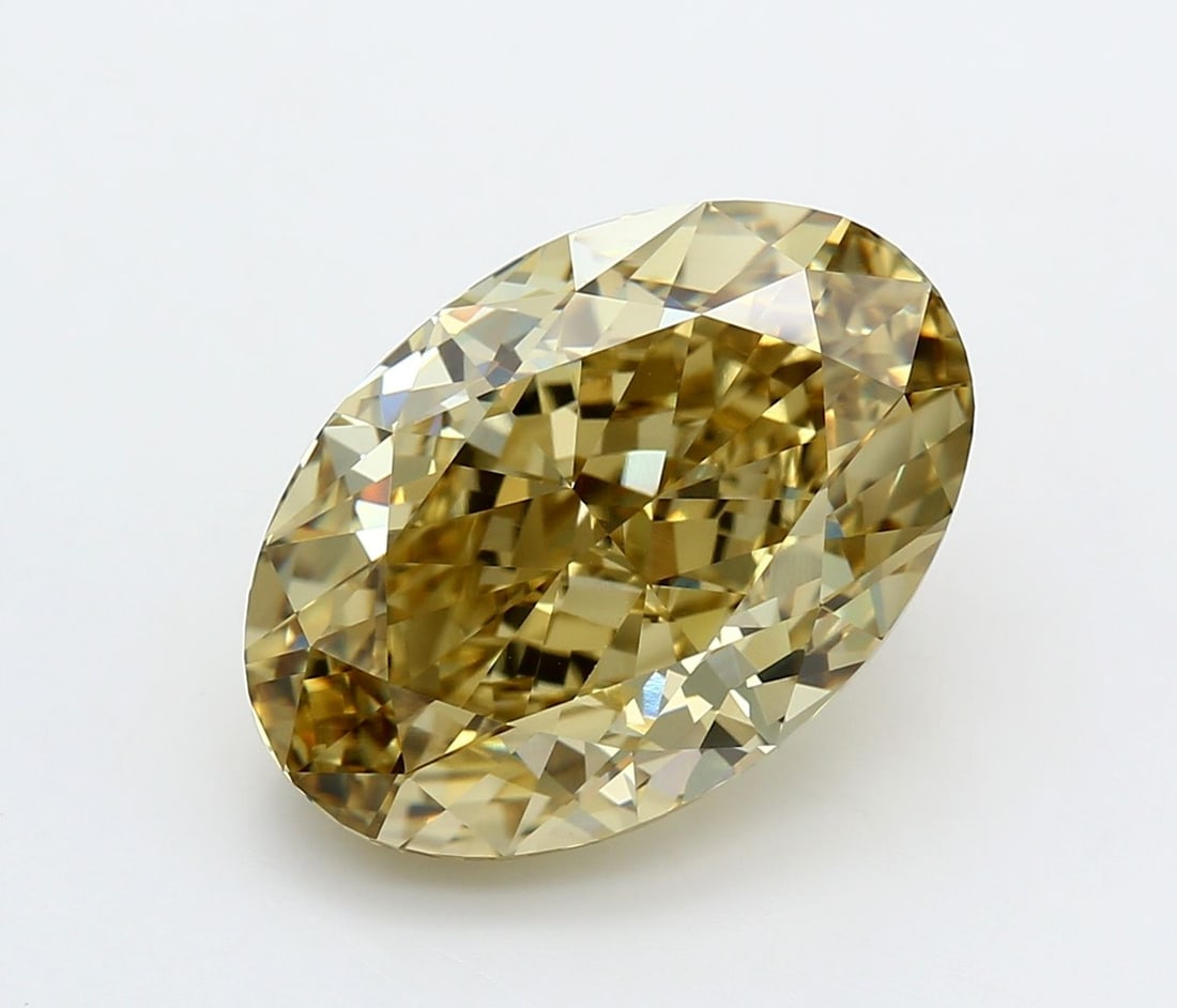 Loose Diamond - OVAL 10.1ct Fancy Intense Yellow VVS2 (1 of 1)