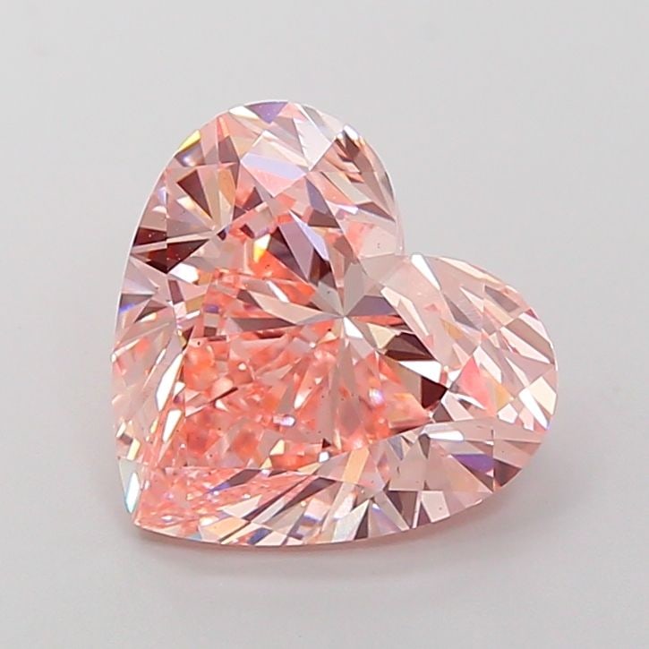 Loose Diamond - HEART 6.04ct Fancy Intense Pink VS2: Loose Diamond - HEART 6.04ct Fancy Intense Pink VS2 Source: This is a real non-mined Diamond that has been grown in a lab Shape: HEART Carats: 6.04 Color: Fancy Intense Pink Certification: IGI Video:
