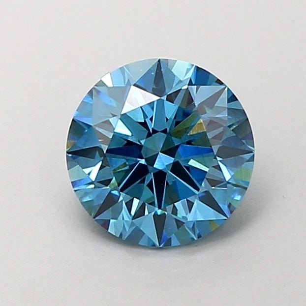 Ideal Loose Diamond - ROUND 1.31ct Fancy Vivid Blue SI1: Ideal Loose Diamond - ROUND 1.31ct Fancy Vivid Blue SI1 Source: This is a real non-mined Diamond that has been grown in a lab Shape: ROUND Carats: 1.31 Color: Fancy Vivid Blue Certification: IGI Video