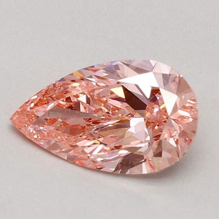 Loose Diamond - PEAR 0.53ct Fancy Vivid Pink VS1: Loose Diamond - PEAR 0.53ct Fancy Vivid Pink VS1 Source: This is a real non-mined Diamond that has been grown in a lab Shape: PEAR Carats: 0.53 Color: Fancy Vivid Pink Certification: IGI Video: