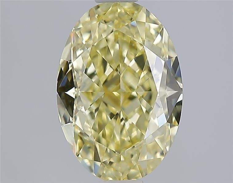 Loose Diamond - OVAL 2.06ct Fancy Yellow VVS2: Loose Diamond - OVAL 2.06ct Fancy Yellow VVS2 Source: This is a real non-mined Diamond that has been grown in a lab Shape: OVAL Carats: 2.06 Color: Fancy Yellow Certification: IGI Video:
