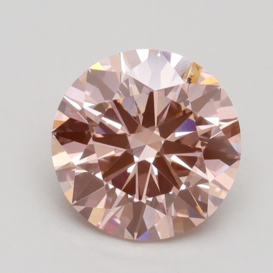 Loose Diamond - ROUND 2.07ct Fancy Pink VS2: Loose Diamond - ROUND 2.07ct Fancy Pink VS2 Source: This is a real non-mined Diamond that has been grown in a lab Shape: ROUND Carats: 2.07 Color: Fancy Pink Certification: IGI Video: