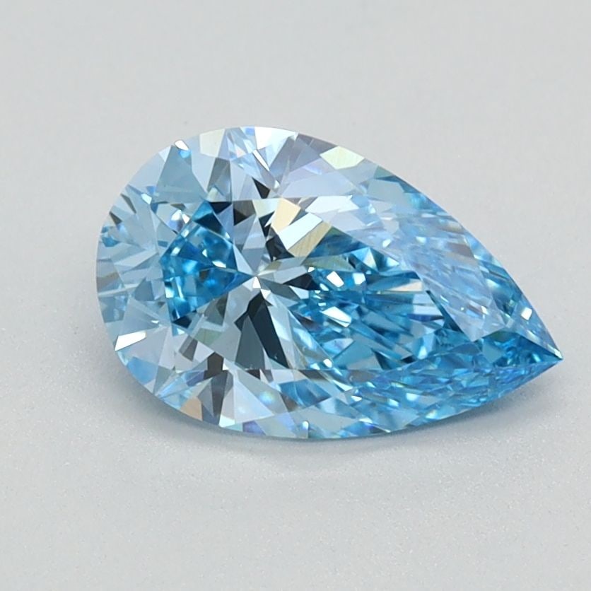 Loose Diamond - PEAR 0.92ct Fancy Vivid Blue VS1: Loose Diamond - PEAR 0.92ct Fancy Vivid Blue VS1 Source: This is a real non-mined Diamond that has been grown in a lab Shape: PEAR Carats: 0.92 Color: Fancy Vivid Blue Certification: IGI Video:
