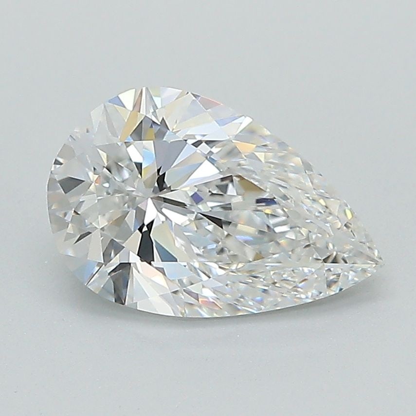Loose Diamond - PEAR 1.55ct E VVS2: Loose Diamond - PEAR 1.55ct E VVS2 Source: This is a real non-mined Diamond that has been grown in a lab Shape: PEAR Carats: 1.55 Color: E Clarity: VVS2 Certification: IGI Video: