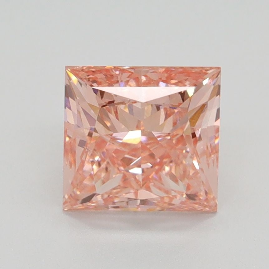 Loose Diamond - PRINCESS 2.09ct Fancy Intense Pink SI2: Loose Diamond - PRINCESS 2.09ct Fancy Intense Pink SI2 Source: This is a real non-mined Diamond that has been grown in a lab Shape: PRINCESS Carats: 2.09 Color: Fancy Intense Pink Certification: IGI V