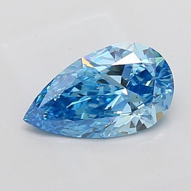 Loose Diamond - PEAR 1.5ct Fancy Vivid Blue VS2: Loose Diamond - PEAR 1.5ct Fancy Vivid Blue VS2 Source: This is a real non-mined Diamond that has been grown in a lab Shape: PEAR Carats: 1.5 Color: Fancy Vivid Blue Certification: IGI Video: