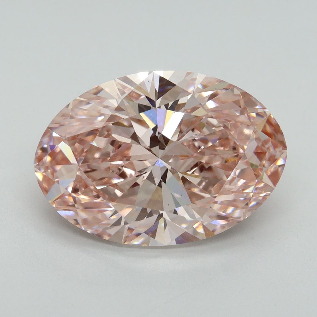 Loose Diamond - OVAL 7.49ct Fancy Intense Pink VS1: Loose Diamond - OVAL 7.49ct Fancy Intense Pink VS1 Source: This is a real non-mined Diamond that has been grown in a lab Shape: OVAL Carats: 7.49 Color: Fancy Intense Pink Certification: IGI Video: