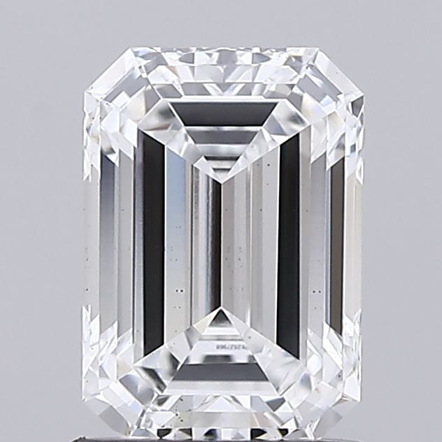 Loose Diamond - EMERALD 1.24ct D VS2: Loose Diamond - EMERALD 1.24ct D VS2 Source: This is a real non-mined Diamond that has been grown in a lab Shape: EMERALD Carats: 1.24 Color: D Clarity: VS2 Certification: IGI Video: