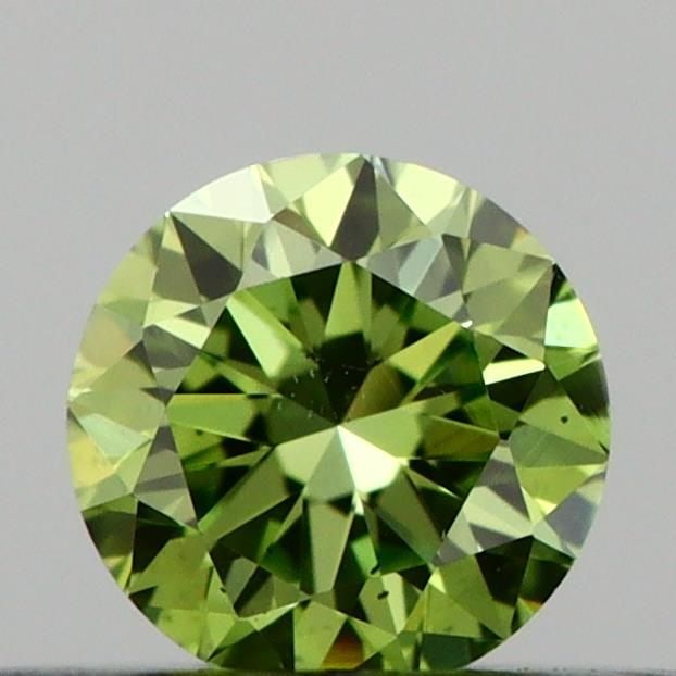 Loose Diamond - ROUND 0.22ct Fancy Vivid Green VS2: Loose Diamond - ROUND 0.22ct Fancy Vivid Green VS2 Source: This is a real non-mined Diamond that has been grown in a lab Shape: ROUND Carats: 0.22 Color: Fancy Vivid Green Certification: IGI Video: