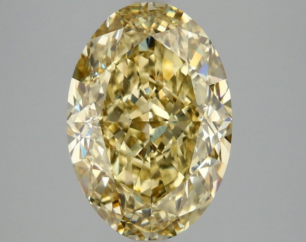 Loose Diamond - OVAL 5.08ct Fancy Intense Yellow VS1: Loose Diamond - OVAL 5.08ct Fancy Intense Yellow VS1 Source: This is a real non-mined Diamond that has been grown in a lab Shape: OVAL Carats: 5.08 Color: Fancy Intense Yellow Certification: IGI