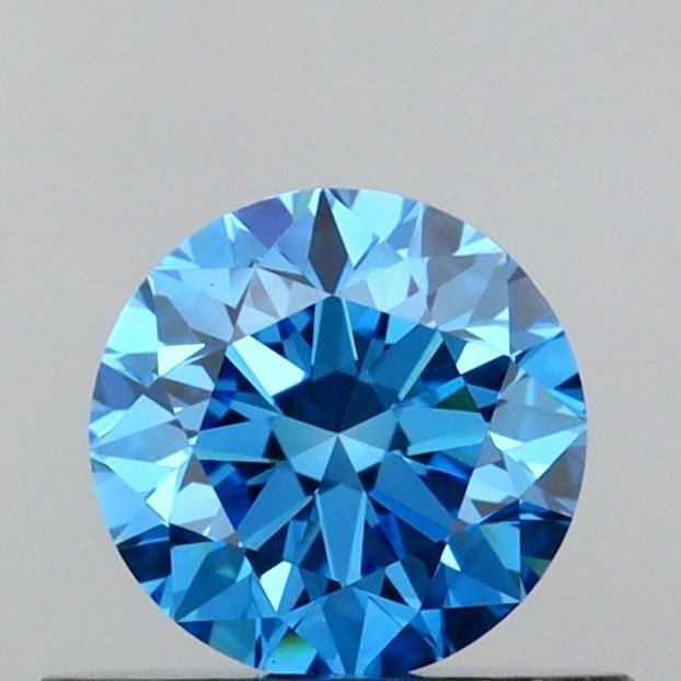 Loose Diamond - ROUND 0.48ct Fancy Vivid Blue VVS1: Loose Diamond - ROUND 0.48ct Fancy Vivid Blue VVS1 Source: This is a real non-mined Diamond that has been grown in a lab Shape: ROUND Carats: 0.48 Color: Fancy Vivid Blue Certification: IGI Video: