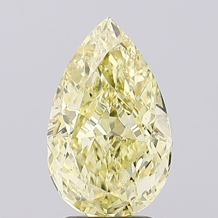 Loose Diamond - PEAR 3.4ct Fancy Intense Yellow SI1: Loose Diamond - PEAR 3.4ct Fancy Intense Yellow SI1 Source: This is a real non-mined Diamond that has been grown in a lab Shape: PEAR Carats: 3.4 Color: Fancy Intense Yellow Certification: IGI Video:
