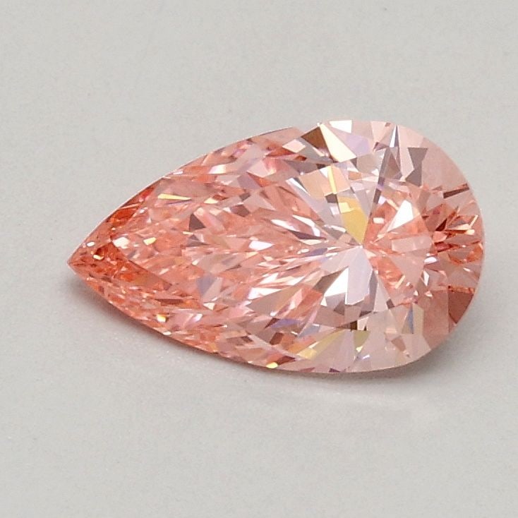 Loose Diamond - PEAR 0.52ct Fancy Vivid Pink VVS1: Loose Diamond - PEAR 0.52ct Fancy Vivid Pink VVS1 Source: This is a real non-mined Diamond that has been grown in a lab Shape: PEAR Carats: 0.52 Color: Fancy Vivid Pink Certification: IGI Video: