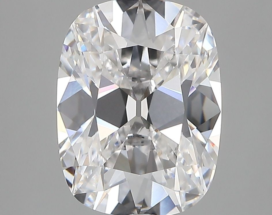 Loose Diamond - CUSHION MODIFIED 3.28ct E VVS2: Loose Diamond - CUSHION MODIFIED 3.28ct E VVS2 Source: This is a real non-mined Diamond that has been grown in a lab Shape: CUSHION MODIFIED Carats: 3.28 Color: E Clarity: VVS2 Certification: IGI Vide