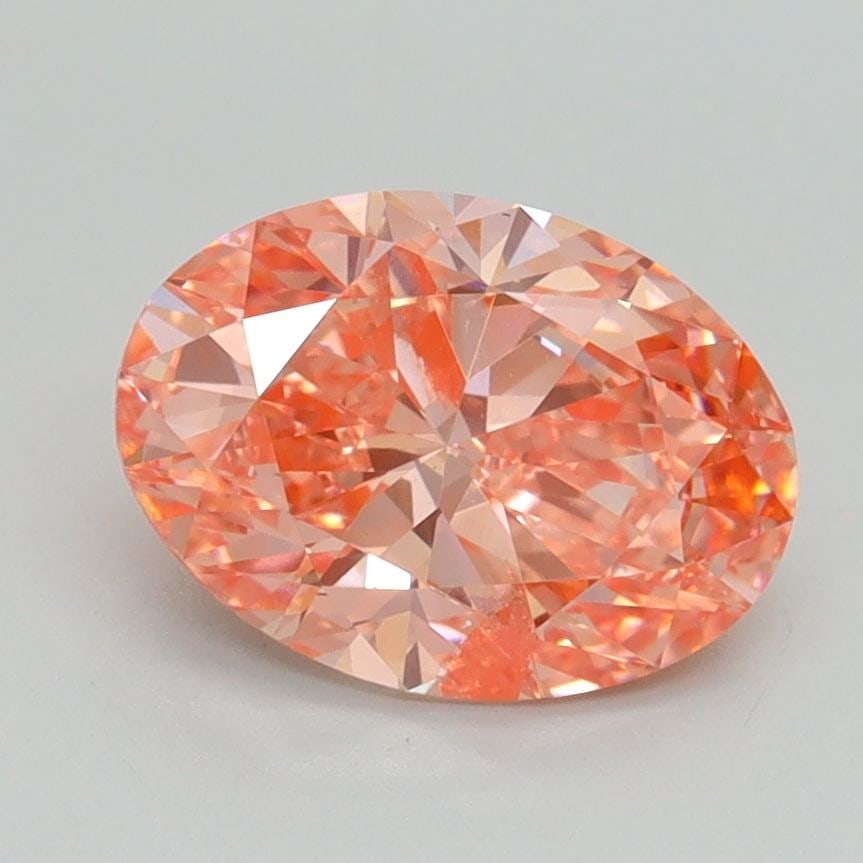 Loose Diamond - OVAL 1.6ct Fancy Vivid Pink SI2: Loose Diamond - OVAL 1.6ct Fancy Vivid Pink SI2 Source: This is a real non-mined Diamond that has been grown in a lab Shape: OVAL Carats: 1.6 Color: Fancy Vivid Pink Certification: IGI Video: