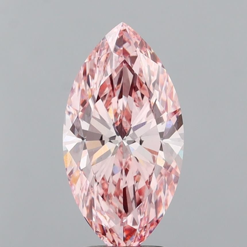 Loose Diamond - MARQUISE 3.17ct Fancy Intense Pink VS1: Loose Diamond - MARQUISE 3.17ct Fancy Intense Pink VS1 Source: This is a real non-mined Diamond that has been grown in a lab Shape: MARQUISE Carats: 3.17 Color: Fancy Intense Pink Certification: IGI V