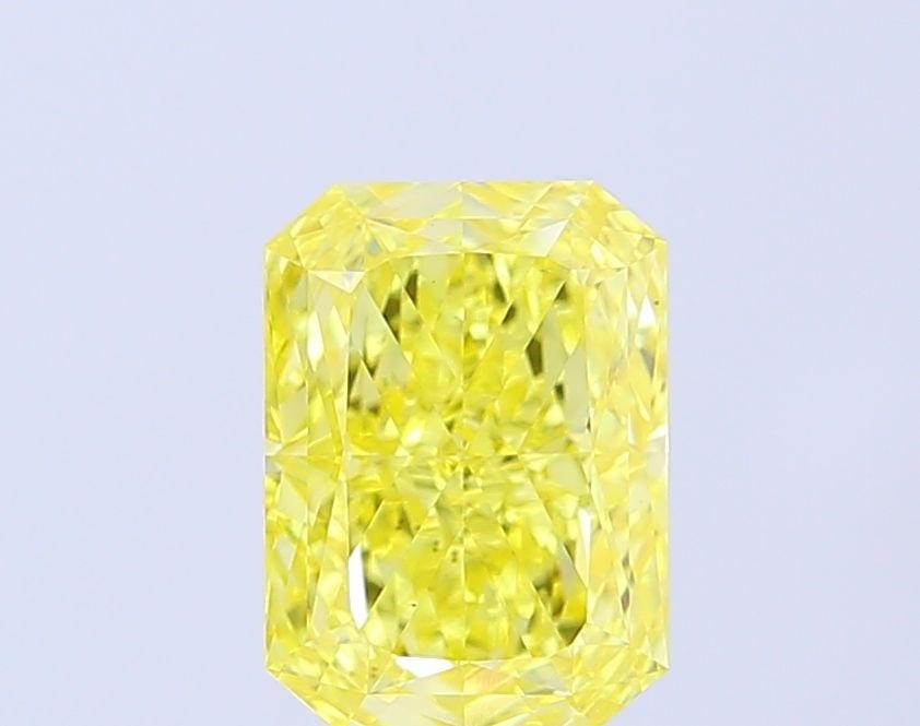 Loose Diamond - RADIANT 2.5ct Fancy Vivid Yellow VS1: Loose Diamond - RADIANT 2.5ct Fancy Vivid Yellow VS1 Source: This is a real non-mined Diamond that has been grown in a lab Shape: RADIANT Carats: 2.5 Color: Fancy Vivid Yellow Certification: IGI Video