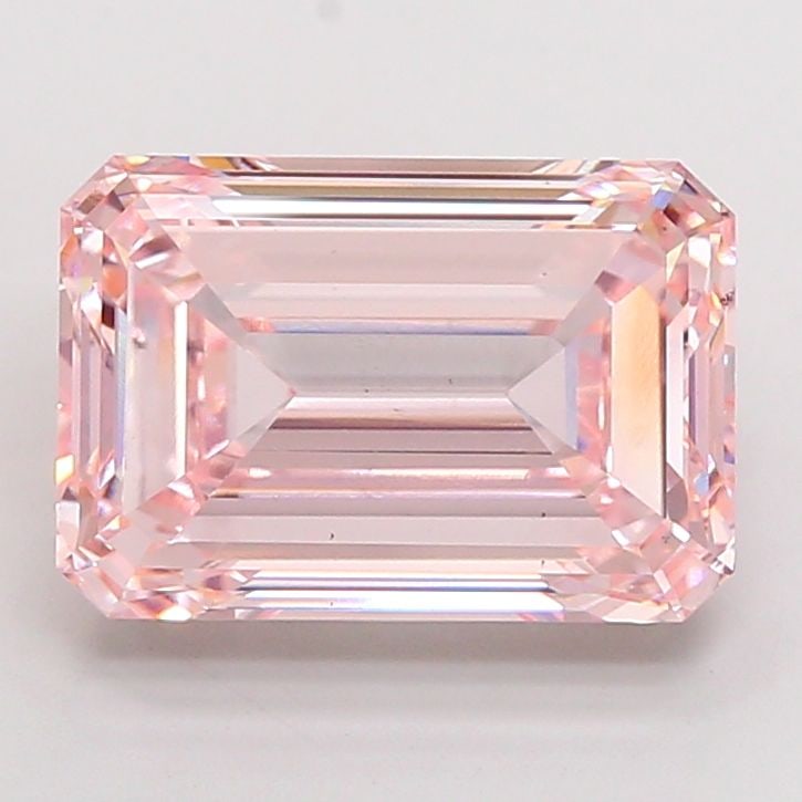 Loose Diamond - EMERALD 9.0ct Fancy Pink VS1: Loose Diamond - EMERALD 9.0ct Fancy Pink VS1 Source: This is a real non-mined Diamond that has been grown in a lab Shape: EMERALD Carats: 9.0 Color: Fancy Pink Certification: IGI Additional images ava