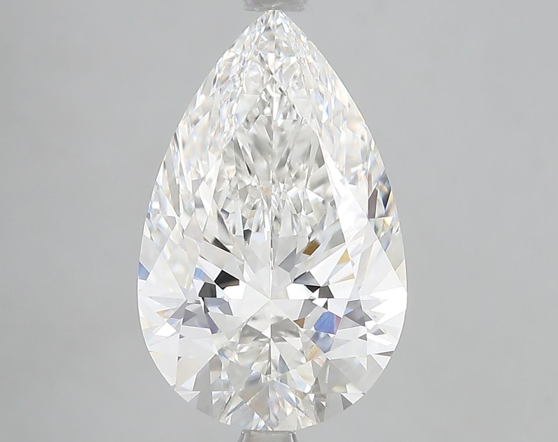 Loose Diamond - PEAR 5.02ct F VVS2: Loose Diamond - PEAR 5.02ct F VVS2 Source: This is a real non-mined Diamond that has been grown in a lab Shape: PEAR Carats: 5.02 Color: F Clarity: VVS2 Certification: IGI Video: