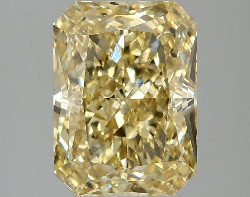 Loose Diamond - RADIANT 3.04ct Fancy Intense Yellow VS1: Loose Diamond - RADIANT 3.04ct Fancy Intense Yellow VS1 Source: This is a real non-mined Diamond that has been grown in a lab Shape: RADIANT Carats: 3.04 Color: Fancy Intense Yellow Certification: IGI