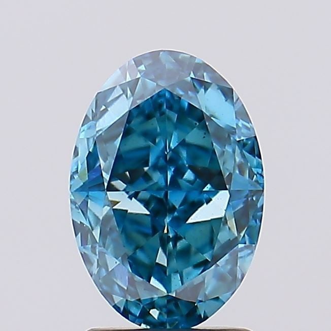Loose Diamond - OVAL 2.51ct Fancy Vivid Blue VS2: Loose Diamond - OVAL 2.51ct Fancy Vivid Blue VS2 Source: This is a real non-mined Diamond that has been grown in a lab Shape: OVAL Carats: 2.51 Color: Fancy Vivid Blue Certification: IGI Video: