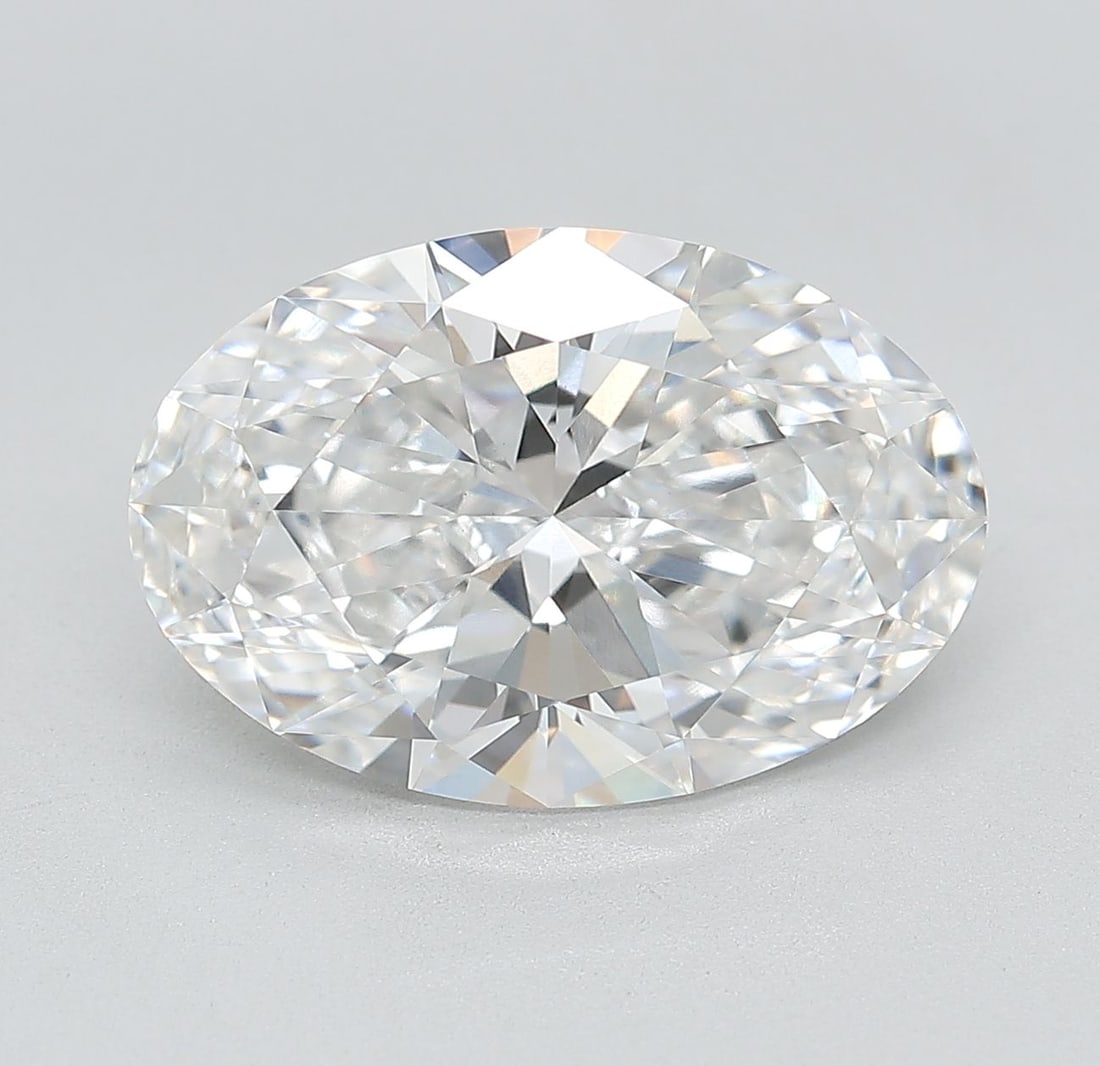 Loose Diamond - OVAL 5.55ct E VVS2: Loose Diamond - OVAL 5.55ct E VVS2 Source: This is a real non-mined Diamond that has been grown in a lab Shape: OVAL Carats: 5.55 Color: E Clarity: VVS2 Certification: IGI Video: