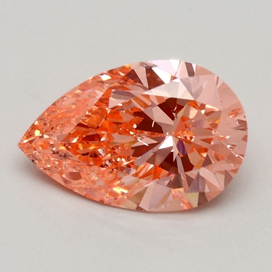 Loose Diamond - PEAR 1.46ct Fancy Vivid Pink SI1: Loose Diamond - PEAR 1.46ct Fancy Vivid Pink SI1 Source: This is a real non-mined Diamond that has been grown in a lab Shape: PEAR Carats: 1.46 Color: Fancy Vivid Pink Certification: IGI Video: