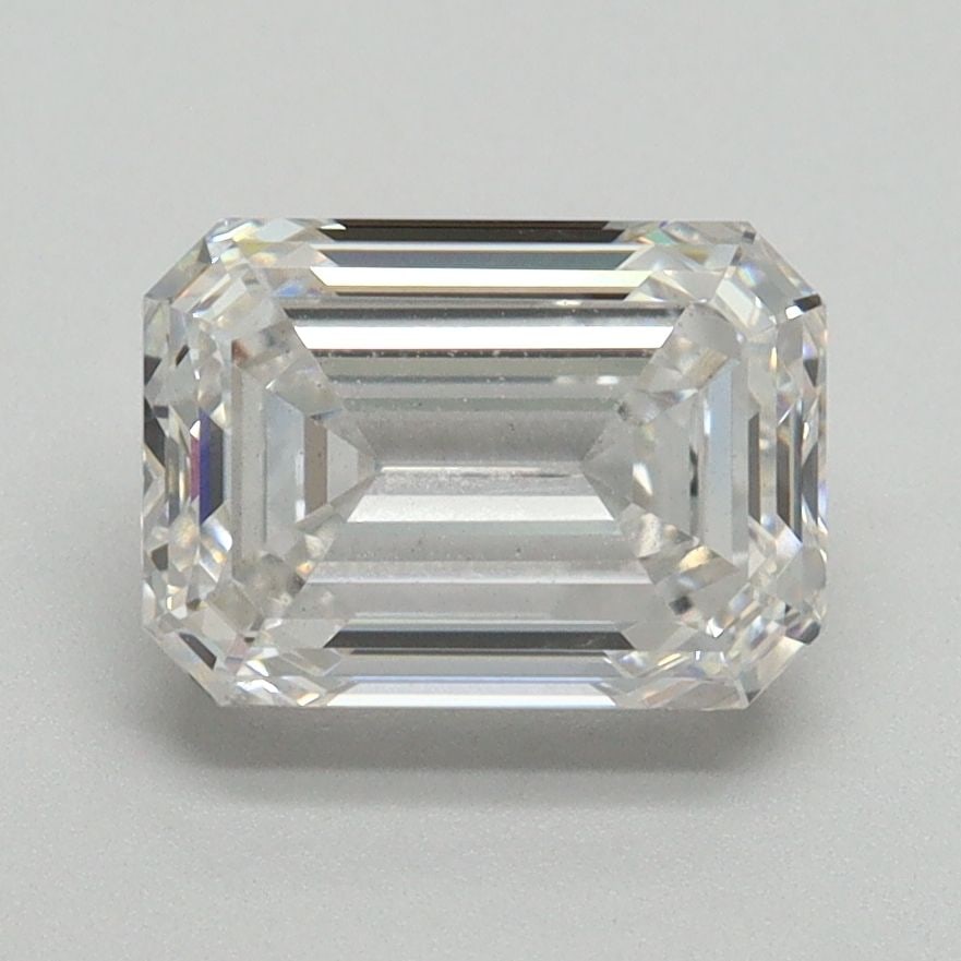 Loose Diamond - EMERALD 2.19ct E VS2: Loose Diamond - EMERALD 2.19ct E VS2 Source: This is a real non-mined Diamond that has been grown in a lab Shape: EMERALD Carats: 2.19 Color: E Clarity: VS2 Certification: NONE Video: