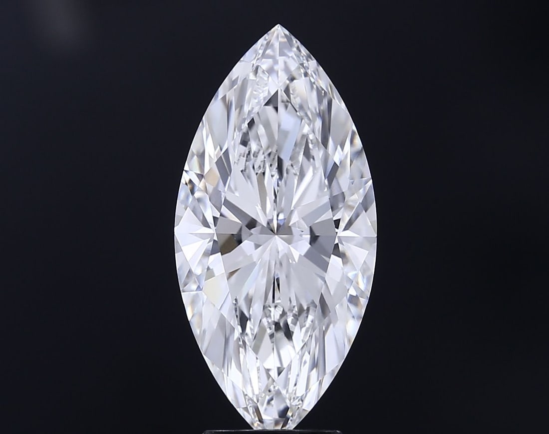 Loose Diamond - MARQUISE 2.05ct E VVS1: Loose Diamond - MARQUISE 2.05ct E VVS1 Source: This is a real non-mined Diamond that has been grown in a lab Shape: MARQUISE Carats: 2.05 Color: E Clarity: VVS1 Certification: IGI Video: