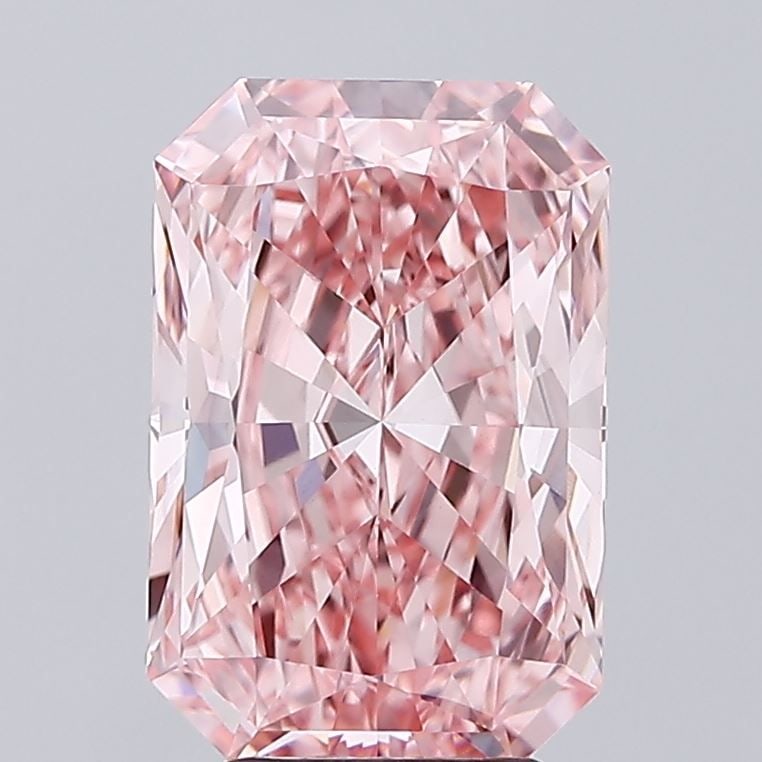 Loose Diamond - RADIANT 4.0ct Fancy Vivid Pink VVS2: Loose Diamond - RADIANT 4.0ct Fancy Vivid Pink VVS2 Source: This is a real non-mined Diamond that has been grown in a lab Shape: RADIANT Carats: 4.0 Color: Fancy Vivid Pink Certification: IGI Video: