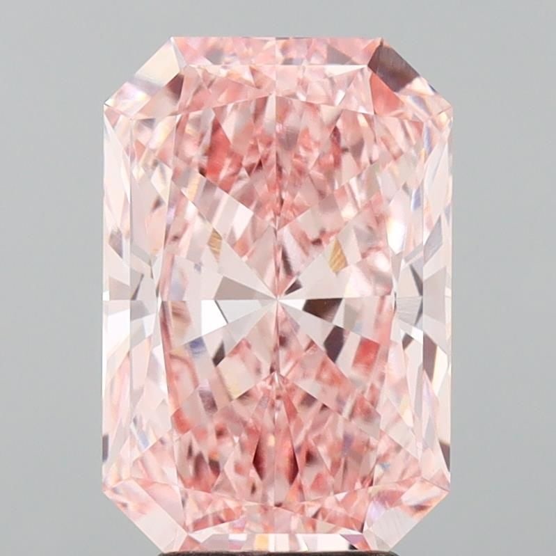 Loose Diamond - RADIANT 3.94ct Fancy Intense Pink VVS2: Loose Diamond - RADIANT 3.94ct Fancy Intense Pink VVS2 Source: This is a real non-mined Diamond that has been grown in a lab Shape: RADIANT Carats: 3.94 Color: Fancy Intense Pink Certification: NONE V