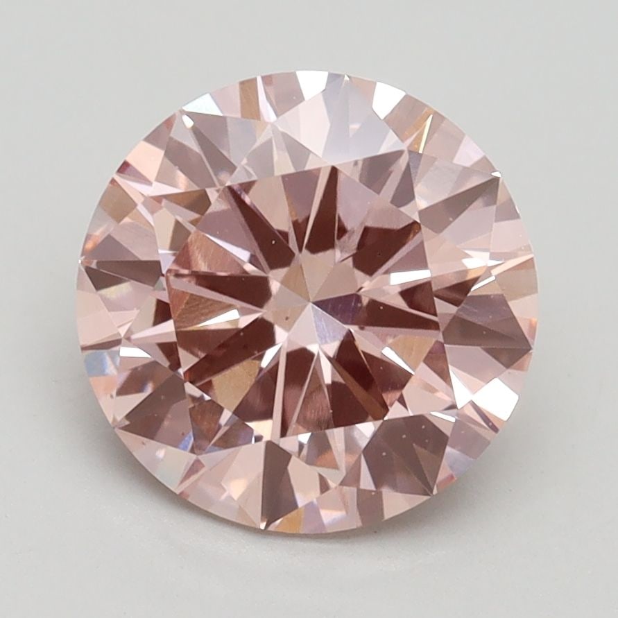 Loose Diamond - ROUND 2.51ct Fancy Intense Pink VS1: Loose Diamond - ROUND 2.51ct Fancy Intense Pink VS1 Source: This is a real non-mined Diamond that has been grown in a lab Shape: ROUND Carats: 2.51 Color: Fancy Intense Pink Certification: IGI Video: