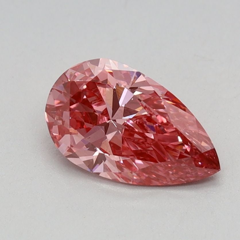 Loose Diamond - PEAR 0.62ct Fancy Vivid Pink VS1: Loose Diamond - PEAR 0.62ct Fancy Vivid Pink VS1 Source: This is a real non-mined Diamond that has been grown in a lab Shape: PEAR Carats: 0.62 Color: Fancy Vivid Pink Certification: IGI Video: