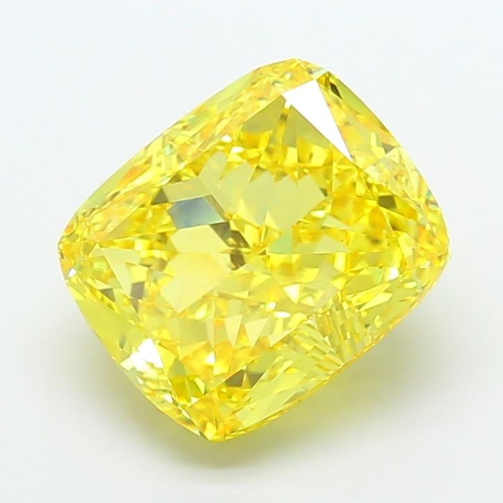 Loose Diamond - CUSHION MODIFIED 9.53ct Fancy Vivid Yellow VS2: Loose Diamond - CUSHION MODIFIED 9.53ct Fancy Vivid Yellow VS2 Source: This is a real non-mined Diamond that has been grown in a lab Shape: CUSHION MODIFIED Carats: 9.53 Color: Fancy Vivid Yellow Cert