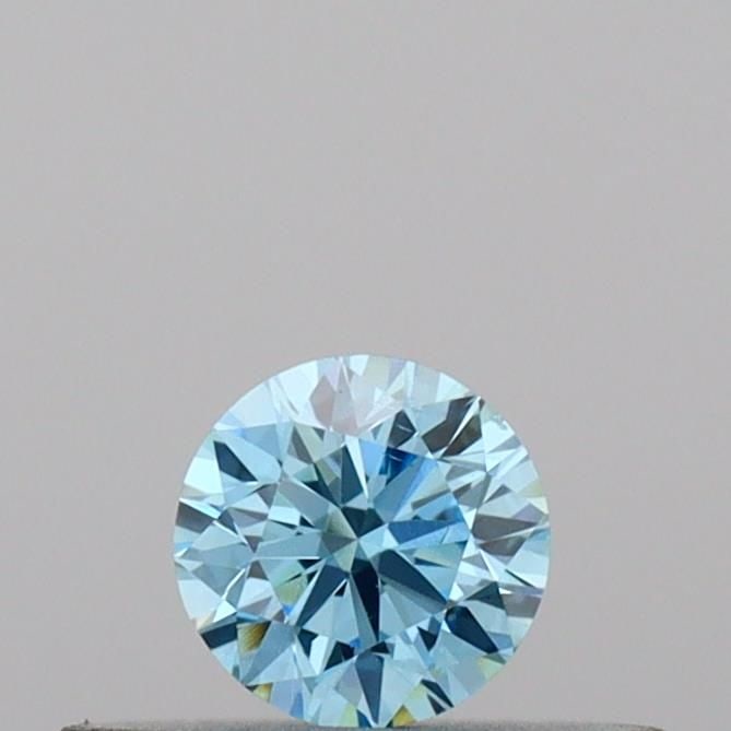 Ideal Loose Diamond - ROUND 0.19ct Fancy Vivid Blue VS2: Ideal Loose Diamond - ROUND 0.19ct Fancy Vivid Blue VS2 Source: This is a real non-mined Diamond that has been grown in a lab Shape: ROUND Carats: 0.19 Color: Fancy Vivid Blue Certification: IGI Video
