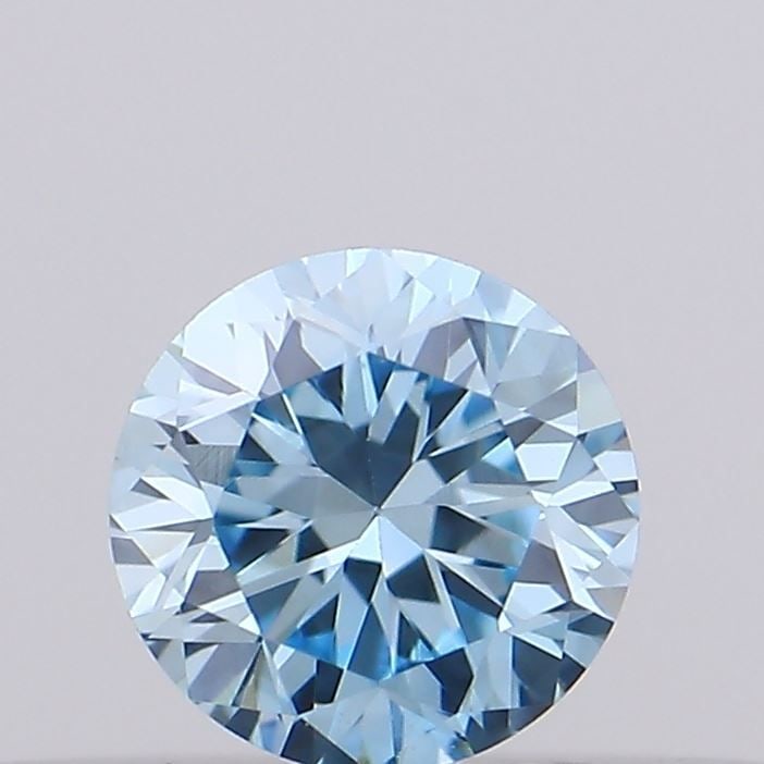 Loose Diamond - ROUND 0.13ct Fancy Vivid Blue VS1: Loose Diamond - ROUND 0.13ct Fancy Vivid Blue VS1 Source: This is a real non-mined Diamond that has been grown in a lab Shape: ROUND Carats: 0.13 Color: Fancy Vivid Blue Certification: IGI Video: