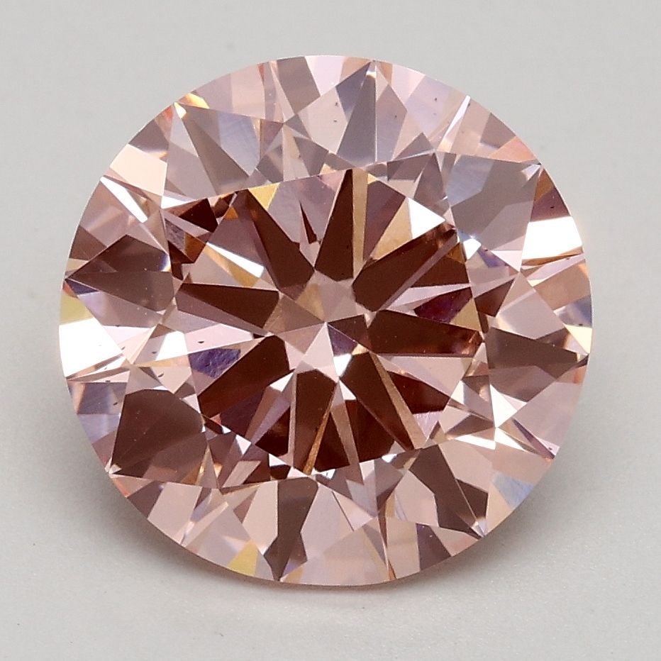 Loose Diamond - ROUND 2.7ct Fancy Intense Pink VS2: Loose Diamond - ROUND 2.7ct Fancy Intense Pink VS2 Source: This is a real non-mined Diamond that has been grown in a lab Shape: ROUND Carats: 2.7 Color: Fancy Intense Pink Certification: IGI Video:
