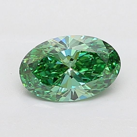 Loose Diamond - OVAL 1.1ct Fancy Vivid Green VS1: Loose Diamond - OVAL 1.1ct Fancy Vivid Green VS1 Source: This is a real non-mined Diamond that has been grown in a lab Shape: OVAL Carats: 1.1 Color: Fancy Vivid Green Certification: IGI Additional im