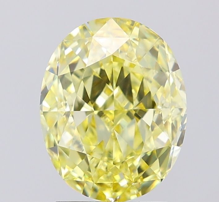 Loose Diamond - OVAL 2.79ct Fancy Intense Yellow VVS2: Loose Diamond - OVAL 2.79ct Fancy Intense Yellow VVS2 Source: This is a real non-mined Diamond that has been grown in a lab Shape: OVAL Carats: 2.79 Color: Fancy Intense Yellow Certification: IGI Vide
