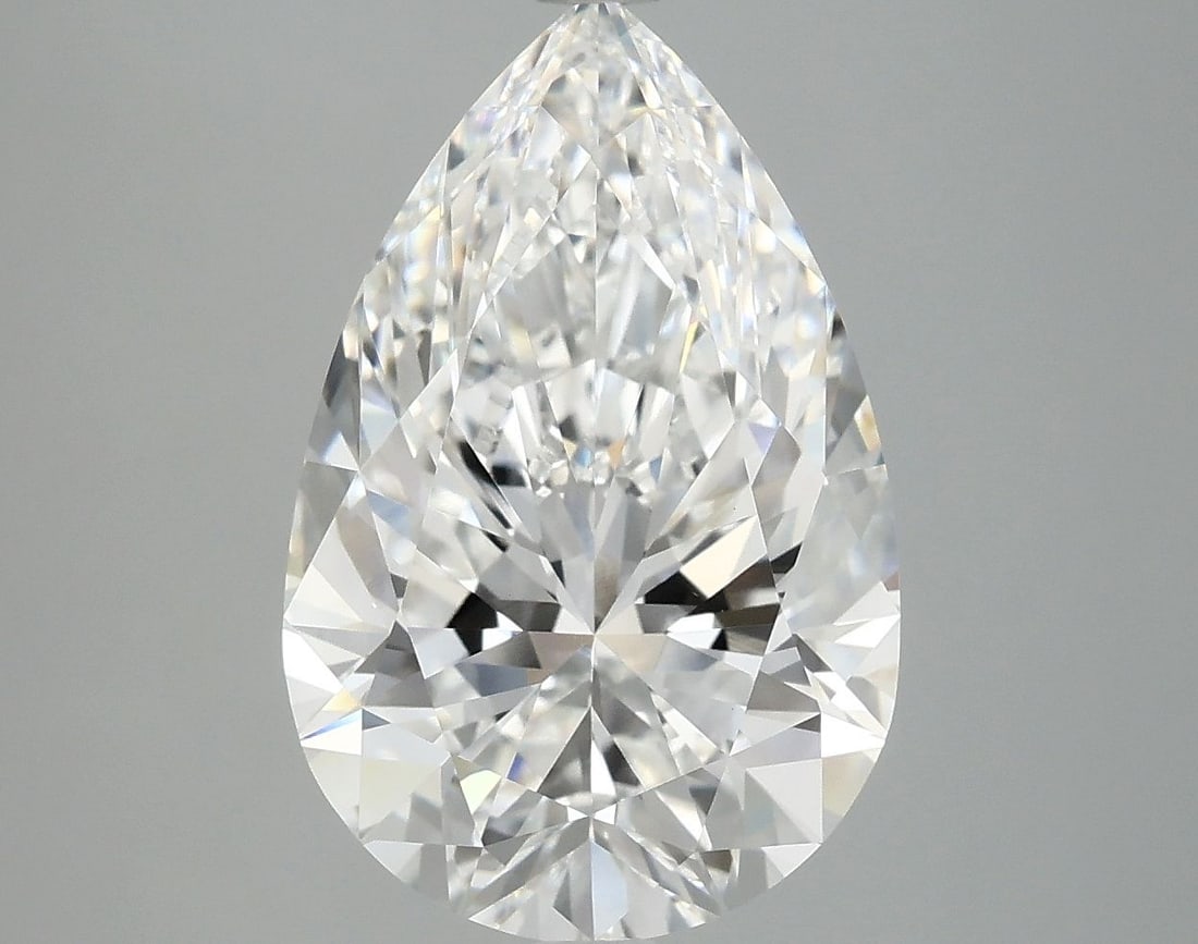 Loose Diamond - PEAR 5.03ct E VVS2: Loose Diamond - PEAR 5.03ct E VVS2 Source: This is a real non-mined Diamond that has been grown in a lab Shape: PEAR Carats: 5.03 Color: E Clarity: VVS2 Certification: IGI Video: