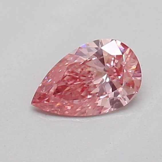 Loose Diamond - PEAR 0.19ct Fancy Vivid Pink VS2: Loose Diamond - PEAR 0.19ct Fancy Vivid Pink VS2 Source: This is a real non-mined Diamond that has been grown in a lab Shape: PEAR Carats: 0.19 Color: Fancy Vivid Pink Certification: IGI Video: