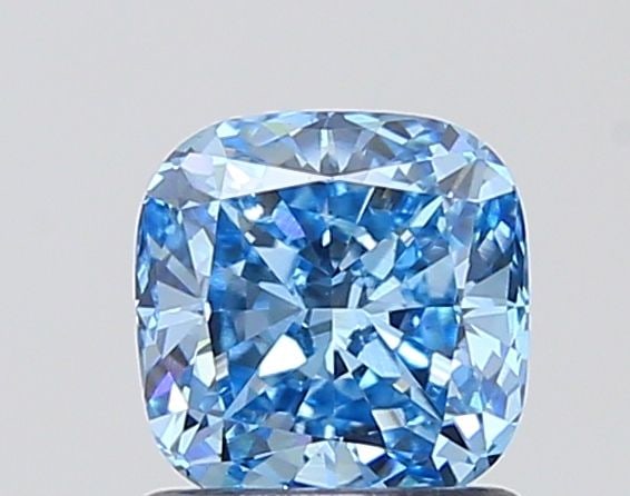 Loose Diamond - CUSHION MODIFIED 1.07ct Fancy Vivid Blue VS1: Loose Diamond - CUSHION MODIFIED 1.07ct Fancy Vivid Blue VS1 Source: This is a real non-mined Diamond that has been grown in a lab Shape: CUSHION MODIFIED Carats: 1.07 Color: Fancy Vivid Blue Certific