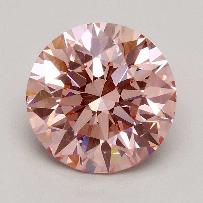 Loose Diamond - ROUND 1.7ct Fancy Intense Pink VS2: Loose Diamond - ROUND 1.7ct Fancy Intense Pink VS2 Source: This is a real non-mined Diamond that has been grown in a lab Shape: ROUND Carats: 1.7 Color: Fancy Intense Pink Certification: IGI Video: