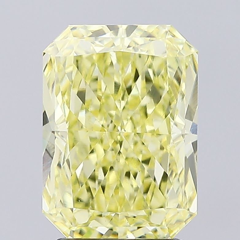 Loose Diamond - RADIANT 2.56ct Fancy Yellow VVS2: Loose Diamond - RADIANT 2.56ct Fancy Yellow VVS2 Source: This is a real non-mined Diamond that has been grown in a lab Shape: RADIANT Carats: 2.56 Color: Fancy Yellow Certification: IGI Video: