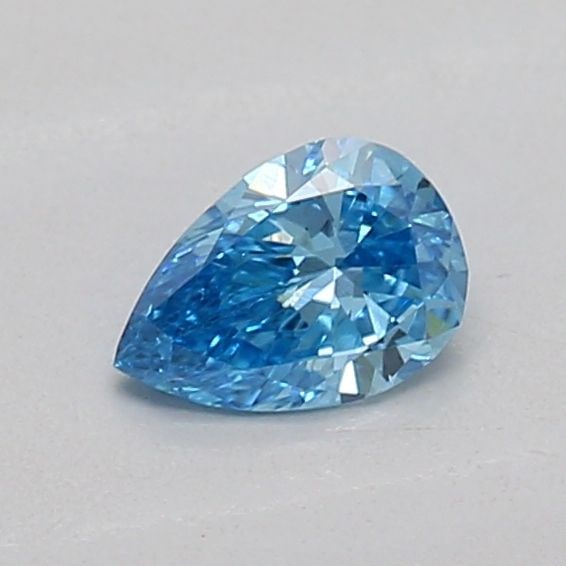 Loose Diamond - PEAR 0.19ct Fancy Vivid Blue VS1: Loose Diamond - PEAR 0.19ct Fancy Vivid Blue VS1 Source: This is a real non-mined Diamond that has been grown in a lab Shape: PEAR Carats: 0.19 Color: Fancy Vivid Blue Certification: IGI Additional im